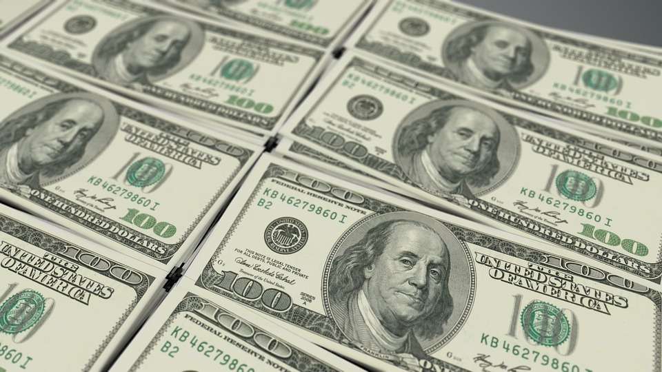 The dollar edged down but remained high on CPI figures